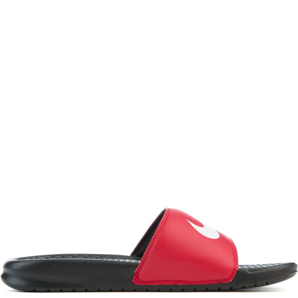 Nike benassi sales slides red