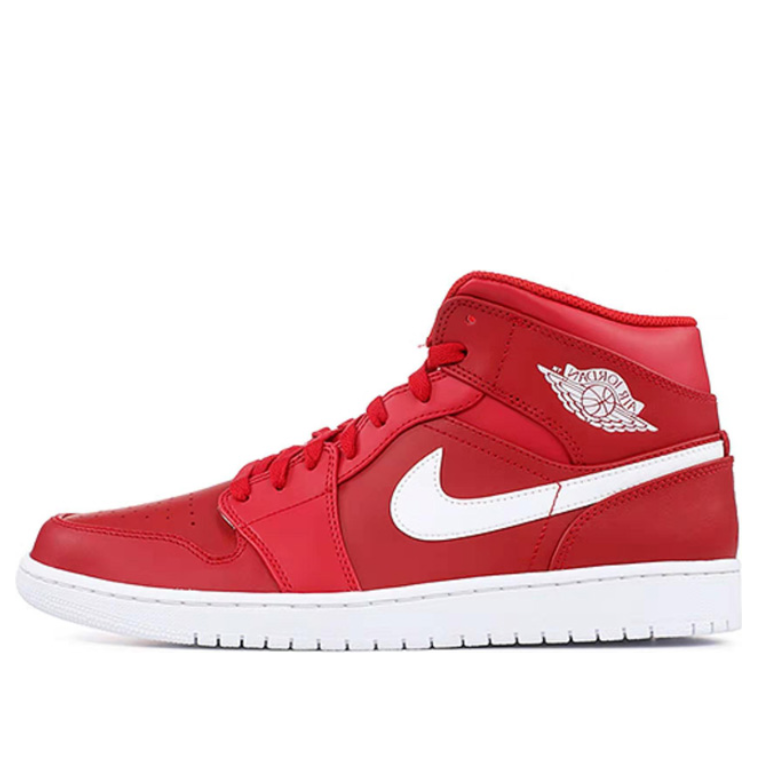 With Original Box - (GS) Air Jordan 1 Retro Mid 'Gym Red 2.0