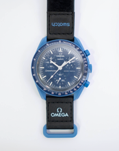 Load image into Gallery viewer, HQ Replica of SWATCH X OMEGA BIOCERAMIC MOONSWATCH MISSION TO NEPTUNE
