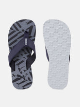 Load image into Gallery viewer, 05246361-9f50-4496-87d3-978ebf2dfc651633339630702-Puma-Unisex-Navy-Blue-Grey-Self-Design-Thong-Flip-Flops-852-4.jpg
