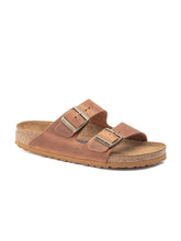 Load image into Gallery viewer, 0b73cd67-37ec-49cf-be9d-00beb3bec8901628593040514BirkenstockArizonaSoftFootbedBrownRegularUnisexSlideSandals2.jpg
