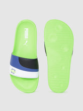 Load image into Gallery viewer, 18c539e2-d21c-490f-bb3a-11f6d0513e661630923004398-Puma-Unisex-Black-Green-Leadcat-FTR-Colourblocked-Sliders-1-4.jpg
