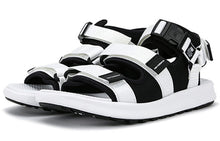 Load image into Gallery viewer, With Original Box -  New Balance Open Toe Flat Heel Sports Unisex White Sandals SD750BW
