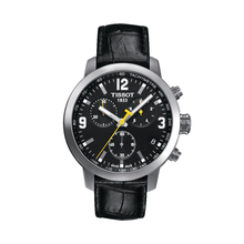 Load image into Gallery viewer, AAA Copy - With original box Tissot T0554171605700 PRC 200 Chronograph Black Dial Black Leather Men&#39;s Watch
