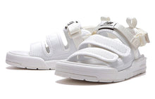 Load image into Gallery viewer, With Original Box -  New Balance Stripes Casual Style Unisex Logo Sandals White SD3205ECC
