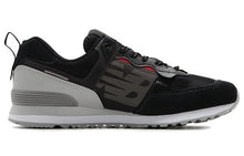 Load image into Gallery viewer, With Original Box -  New Balance 574 Shoes Black/Grey/Red ML574ISE
