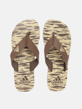 Load image into Gallery viewer, 1db3a15b-c015-426f-b02c-990249955da61628505055875-ADIDAS-Men-Brown-Beige-Printed-Thong-Flip-Flops-39162850505-1.jpg
