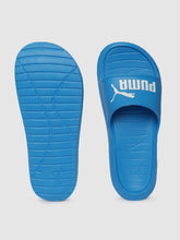 Load image into Gallery viewer, 261174ea-c097-45a7-9ac1-6ff5a14ef74c1601436978475-Puma-Unisex-Blue-Printed-Divecat-v2-Sliders-5811601436977571-4.jpg
