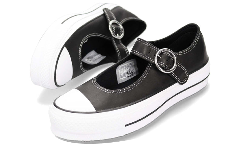 Converse chuck taylor clearance mary jane black shoes