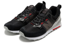 Load image into Gallery viewer, With Original Box -  New Balance 574 Shoes Black/Grey/Red ML574ISE
