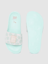 Load image into Gallery viewer, 2f534e14-f1bf-460a-b110-7d4e5cb080111630918820410-Puma-Unisex-Blue-White-x-Animal-Crossing-Leadcat-Sliders-41-4.jpg
