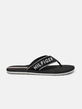 Load image into Gallery viewer, 33a4c6a3-3ee0-40dc-86a6-1543dbaf78a21628665362819-Tommy-Hilfiger-Men-Black-Printed-Thong-Flip-Flops-7321628665-3.jpg
