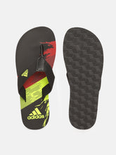 Load image into Gallery viewer, 367b8742-1325-49d5-86a9-f8a77c22c94b1628505574635-ADIDAS-Men-Black-Fluorescent-Green-Thong-Flip-Flops-3616285-4.jpg
