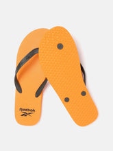 Load image into Gallery viewer, 3ddbebc6-0d6c-4dd6-9cf6-f9a5559cd4cf1590468472237-Reebok-Men-Charcoal-Orange-Solid-Thong-Flip-Flops-485159046-3.jpg
