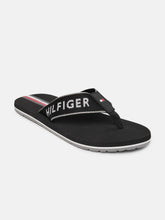 Load image into Gallery viewer, 41b68066-55b4-4f12-98c0-50554b4ce9cd1628665362825-Tommy-Hilfiger-Men-Black-Printed-Thong-Flip-Flops-7321628665-2.jpg
