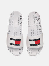 Load image into Gallery viewer, 46929d5b-6586-42c4-aa77-fbfd50562b2c1628665541192-Tommy-Hilfiger-Men-White-Printed-Sliders-3151628665540896-1.jpg
