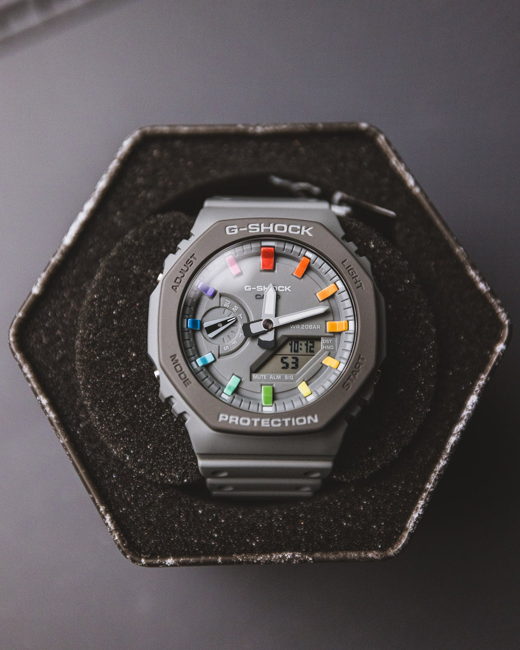 Rainbow Grey Oak_G shock_Mod MOD MODD