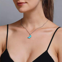 Load image into Gallery viewer, AVR JEWELS Pretty Blue butterfly Neck pendant for women and girls
