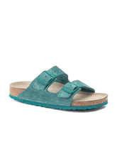 Load image into Gallery viewer, 59f5e595-51f0-4d26-9d23-334f65d93c871628593121689BirkenstockArizonaSoftFootbedGreenRegularUnisexSlideSandals2.jpg
