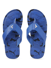 Load image into Gallery viewer, 5d0f9544-8f2f-4ede-8d00-06a245e6bc751591960375667PumaMenBluePrintedThongFlip-Flops1.jpg
