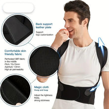 Load image into Gallery viewer, Adjustable Back Posture Corrector/ Slouching Relieve Pain Belt Women Men
