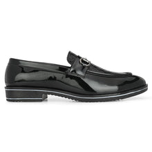 Load image into Gallery viewer, AIRBELL Men&#39;s Black Solid Patent foam Outdoor casual Loafers
