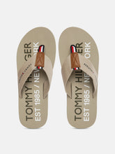 Load image into Gallery viewer, 791b3080-57a5-4dbc-bab2-cec242a561d51628665346756-Tommy-Hilfiger-Men-Beige-Printed-Thong-Flip-Flops-9401628665-1.jpg
