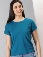 Load image into Gallery viewer, AUSK Women&#39;s Solid Round Neck Casual Top
