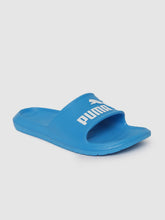 Load image into Gallery viewer, 869bbd4f-8916-4ff5-b994-669d7fb249da1601436978579-Puma-Unisex-Blue-Printed-Divecat-v2-Sliders-5811601436977571-2.jpg
