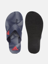 Load image into Gallery viewer, 9816860f-74c2-4bff-a175-bf7ab11d67451613976479304-ADIDAS-Men-Navy-Blue-Grey-Printed-IND-Comfort-Thong-Flip-Fl-4.jpg
