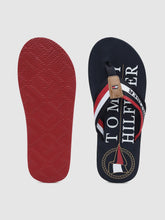 Load image into Gallery viewer, 9ec67d89-cb56-4b70-acd7-1e811fc28b2e1592207461513-Tommy-Hilfiger-Men-Navy-Blue-White-Printed-Thong-Flip-Flops-4.jpg
