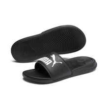 Load image into Gallery viewer, By_Rich_Ale_slipper_style_hawai_ Puma Mens Popcat 20 Black/White - (372279 01) - P2 - R2L16
