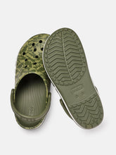 Load image into Gallery viewer, abeca2c8-8ff0-471a-94f9-7dac515865e51582517762700-Crocs-Unisex-Olive-Green-Printed-Clogs-3891582517761407-3.jpg
