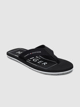 Load image into Gallery viewer, b85f349d-7216-4c27-8d8f-2e8ca1b17fc71592207342929-Tommy-Hilfiger-Men-Black-Printed-Thong-Flip-Flops-3941592207-2.jpg
