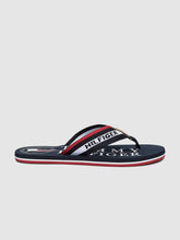 Load image into Gallery viewer, cf171d17-c306-4ace-8d1d-3b49f3291f921592207461571-Tommy-Hilfiger-Men-Navy-Blue-White-Printed-Thong-Flip-Flops-3.jpg
