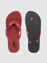 Load image into Gallery viewer, f287c76e-81c3-4acf-97b2-50f49d0e7bbe1630918184944-Puma-Men-Red-Black-Neon-5-IDP-Printed-Thong-Flip-Flops-6021-4.jpg
