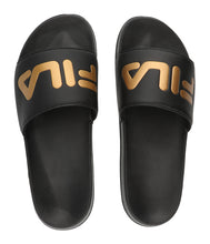 Load image into Gallery viewer, By_Rich_Ale_slipper_style_hawai_ Fila Mens FSU Slides 079 (Black/Gold)- FBG - R2L17
