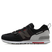 Load image into Gallery viewer, With Original Box -  New Balance 574 Shoes Black/Grey/Red ML574ISE
