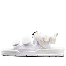 Load image into Gallery viewer, With Original Box -  New Balance Stripes Casual Style Unisex Logo Sandals White SD3205ECC
