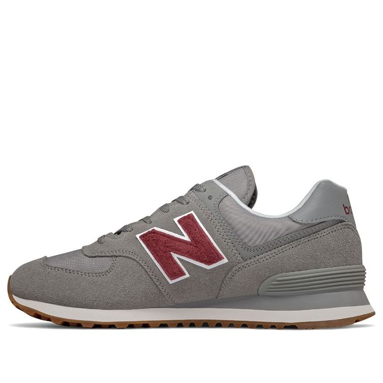 With Original Box -  New Balance 574 Grey/Red ML574SCC