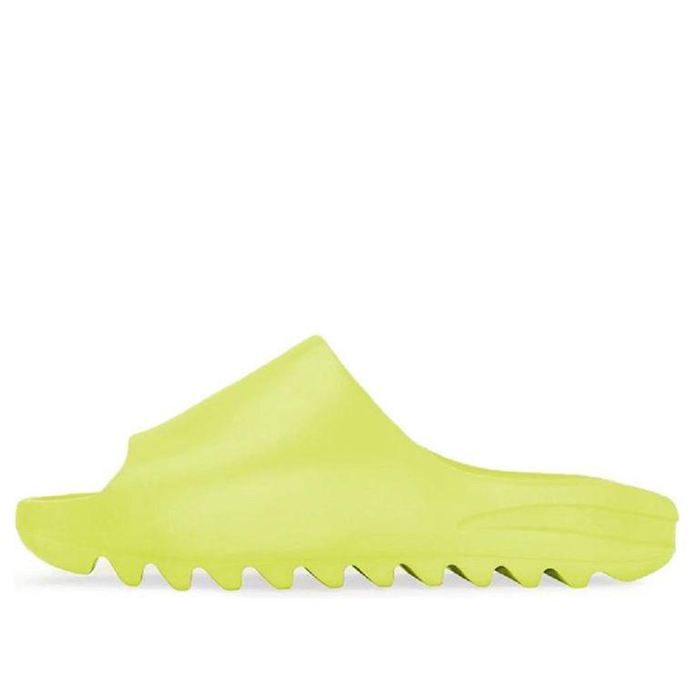 With Original Box -  adidas Yeezy Slide 'Glow Green' GX6138