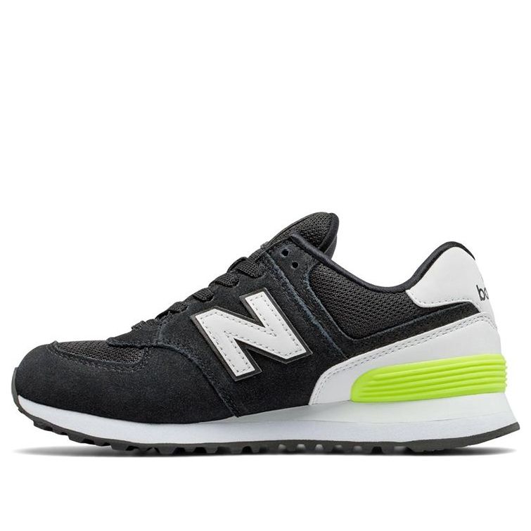 With Original Box -  (WMNS) New Balance 574Series Suede Black/Green/White WL574CNA