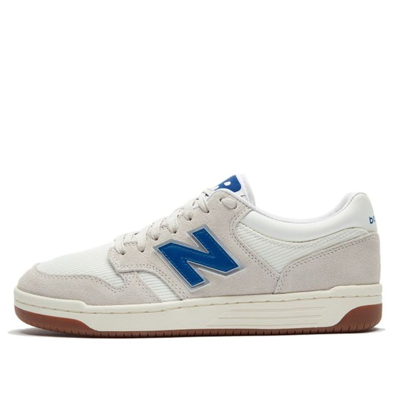 With Original Box -  New Balance 480 Shoes Beige 'Cream White Blue' BB480LVM