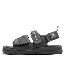 Load image into Gallery viewer, With Original Box -  New Balance 3206 Series Velcro Open Toe Flat Heel Sports Dark Grey Sandals &#39;Dark Gray White&#39; SDL3206I
