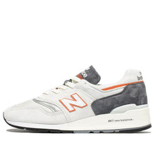 Load image into Gallery viewer, With Original Box -  New Balance 997 Series Retro Low Top Casual Unisex White Gray Orange Made In Usa &#39;White Gray Orange&#39; M997CSEA
